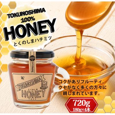 ふるさと納税 天城町 徳之島 天城町 100% HONEY ハチミツ 720g 180g×4本 はちみつ 蜂蜜 国産