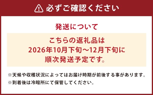 【2026年10月下旬より12月下旬迄順次発送予定】 王秋梨 （ マンゴー梨 ） 約2.5kg （ 4-7玉 ） 梨 フルーツ