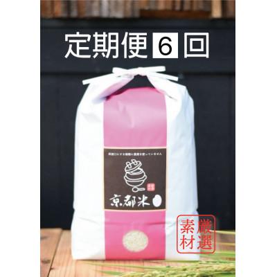 ふるさと納税 綾部市 【毎月定期便】〜栽培期間中 稲穂に農薬不使用〜京都のお米　コシヒカリ5kg【精米】全6回