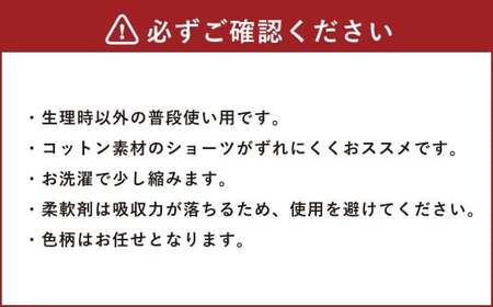 あたため布Lサイズ[色柄おまかせ] オーガニックコットン おりものライナー 布ナプキン 手作り 愛媛県 （1005）