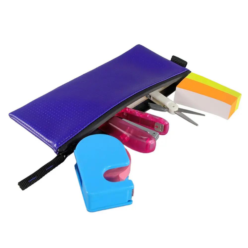 FUKUNARY マルチケース XS ペンケース 化粧ポーチ 小さめ おしゃれ バレーボール ブルー フクナリー FUKUNARY M027XS