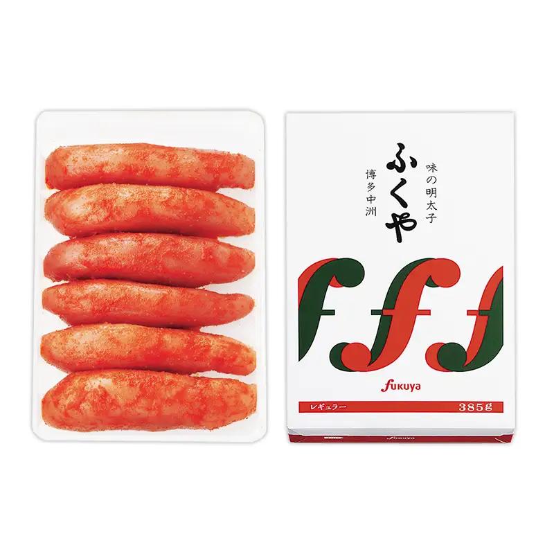ふくやの味の明太子(レギュラー)385g 【明太子 めんたいこ ふくや 魚介類 家庭用 お取り寄せグルメ ご飯のお供 お土産 福岡土産 取り寄せ 福岡県 筑前町 AH002】