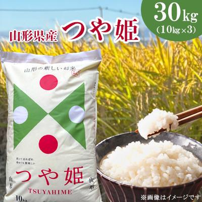 ふるさと納税 川西町 【令和7年産】山形県産 特別栽培米 つや姫 精米 30kg(10kg×3) なおちゃんファームのお米