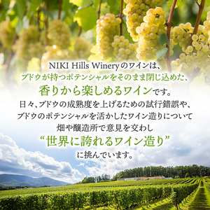 白ワイン はつゆき NIKIHills 甘口 北海道産 白ワイン【375ml】
