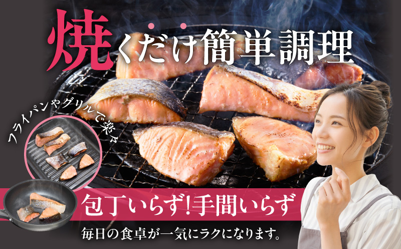 【定期便】銀鮭 切身 約50g×20切れ 全6回【お弁当サイズ 小分け 漁師 手切り 1kg さけ サケ 切り身 弁当 朝食 時短 訳あり サイズ不揃い 規格外 冷凍食品】 G4011