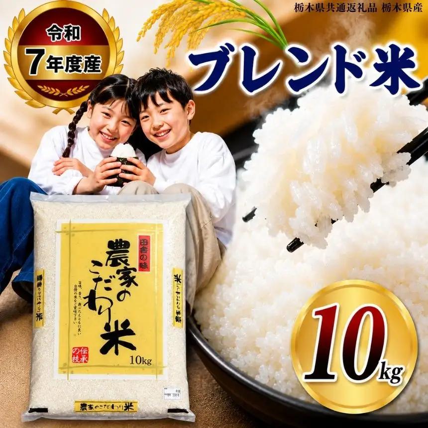 栃木県産 ブレンド米 10kg【栃木県共通返礼品】