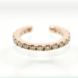 0.2ct 10金 イヤーカフ ピンクゴールド管理番号RTJ-019 246-001-PG