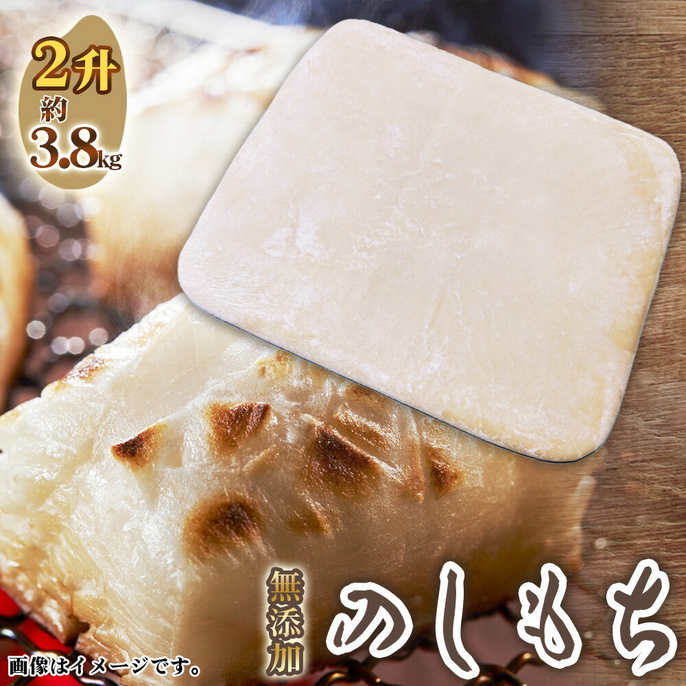 【ふるさと納税】No.518 のしもち2升 ／ モチ 餅 おもち 伸し餅 伸餅 国産 佐賀県産 ヒヨクモチ 無添加 カット済 送料無料 愛知県