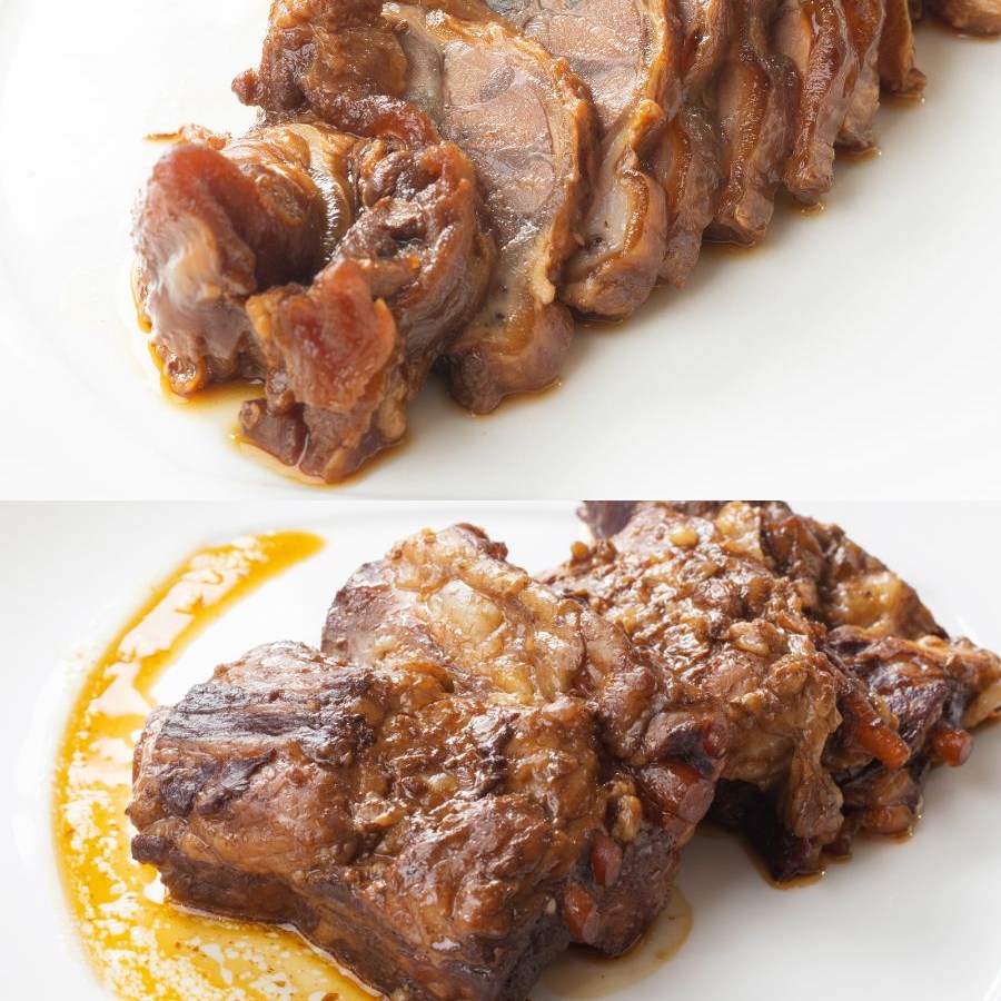 ＜北京高松＞「煮豚チャーシュー&豚バラ軟骨醤油煮」各１パック
