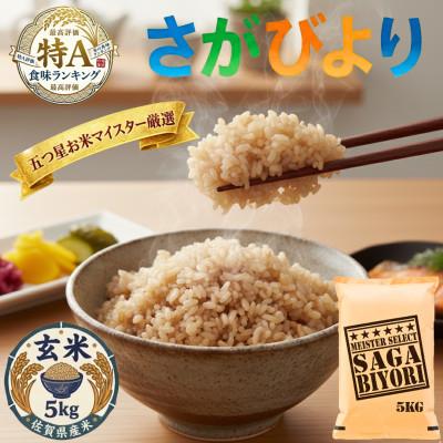 ふるさと納税 吉野ヶ里町 令和7年産【玄米さがびより5kg】五つ星お米マイスター厳選!(吉野ヶ里町)