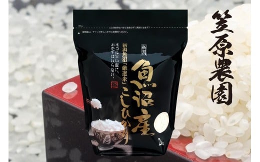 
                  【定期便】【令和７年産】南魚沼産 コシヒカリチャック付き（白米2kg×全6回）【銘柄米 魚沼産 こしひかり コシヒカリ 特A 新潟米 白米 精米 人気 高評価 食味良 甘み強 粘り豊 香り良 ブランド米 産地米 定番米 家庭用 食卓米 冷め旨 和食向 ごはん チャック】
                