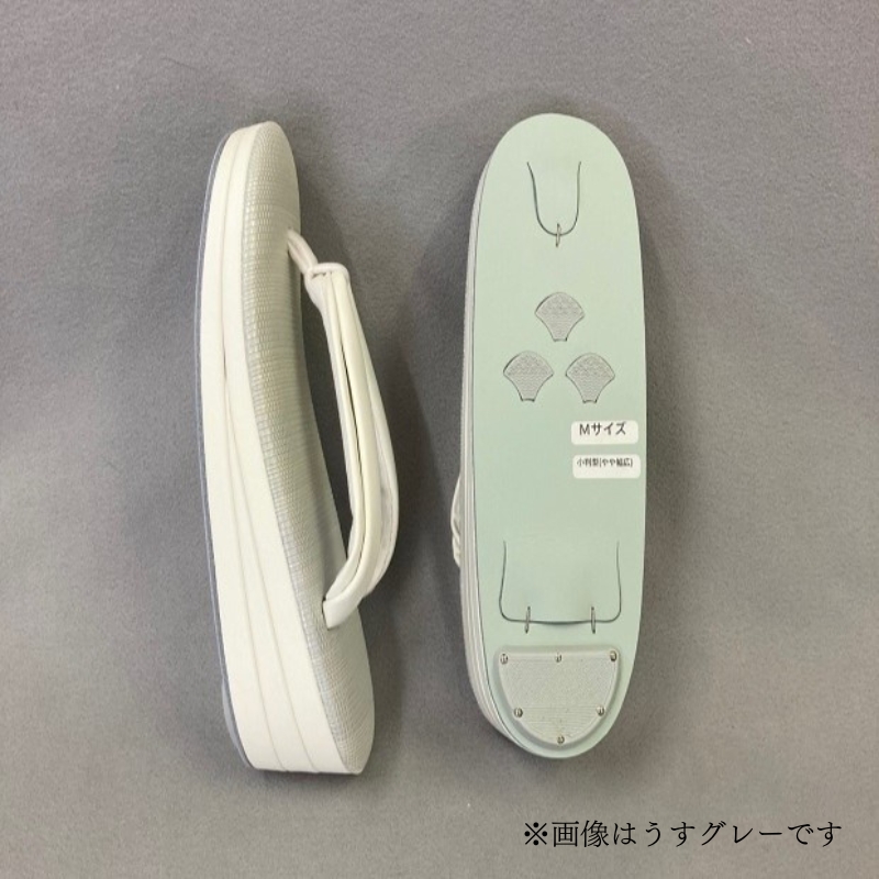 [シコロ織] 高級和装ぞうり (カラー：オフ白、サイズ：M) オフ白 M