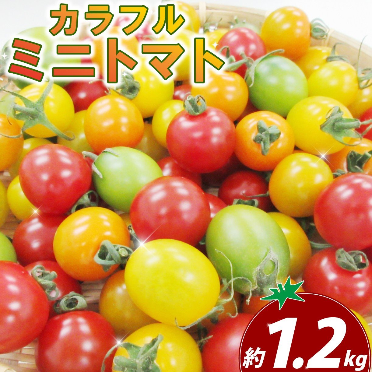 
            カクテルプティ 約1.2kg ミニトマト カラフルミニトマト 
          