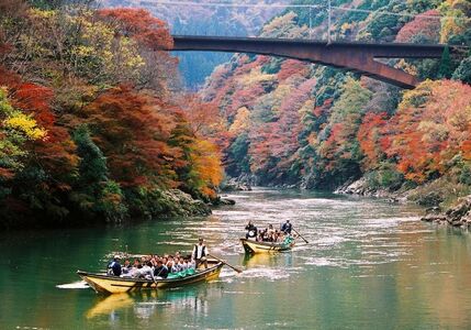 保津川下り 乗船券 大人2枚 ※要予約 京都 観光 嵐山