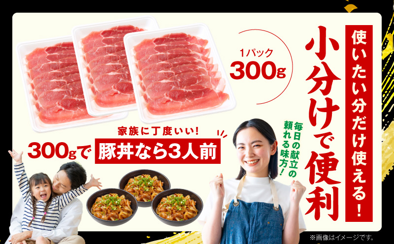 国産 豚肉 もも スライス 2.7kg 小分け 300g×9P【氷温熟成×極味付け 豚 小分け 普段使い 野菜炒め】