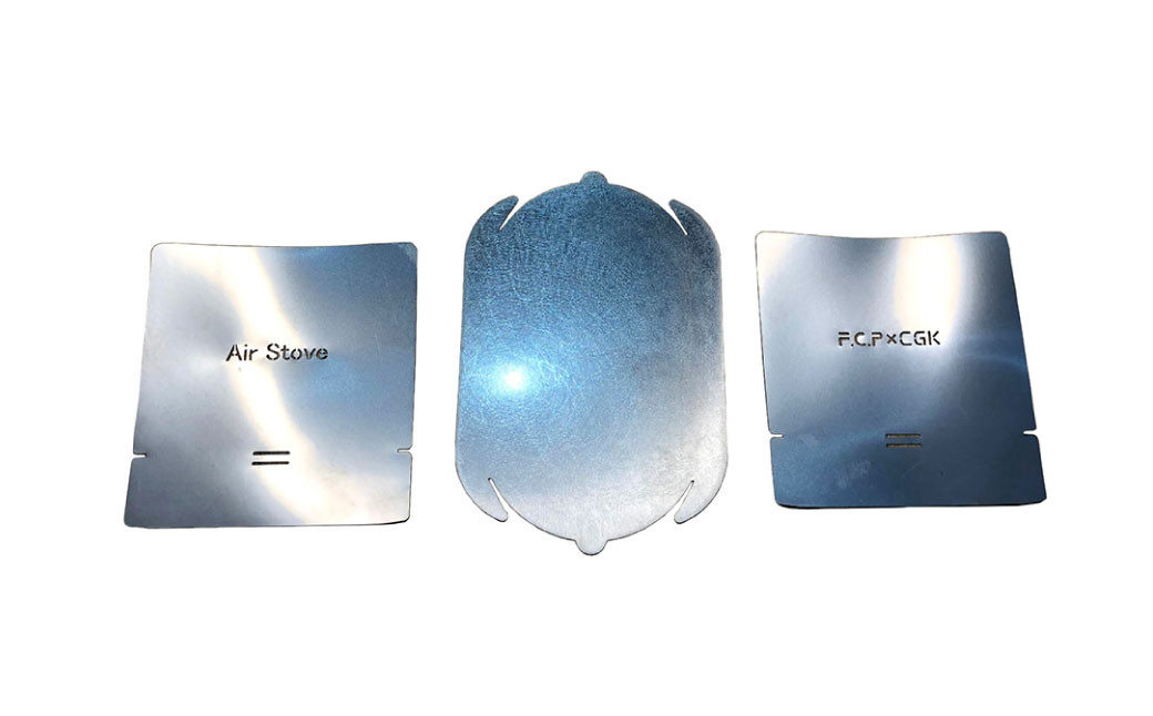 Air Stove FK-0003 19g カード型 固形燃料ストーブ ステンレス キャンプガジェット アウトドア ストーブ