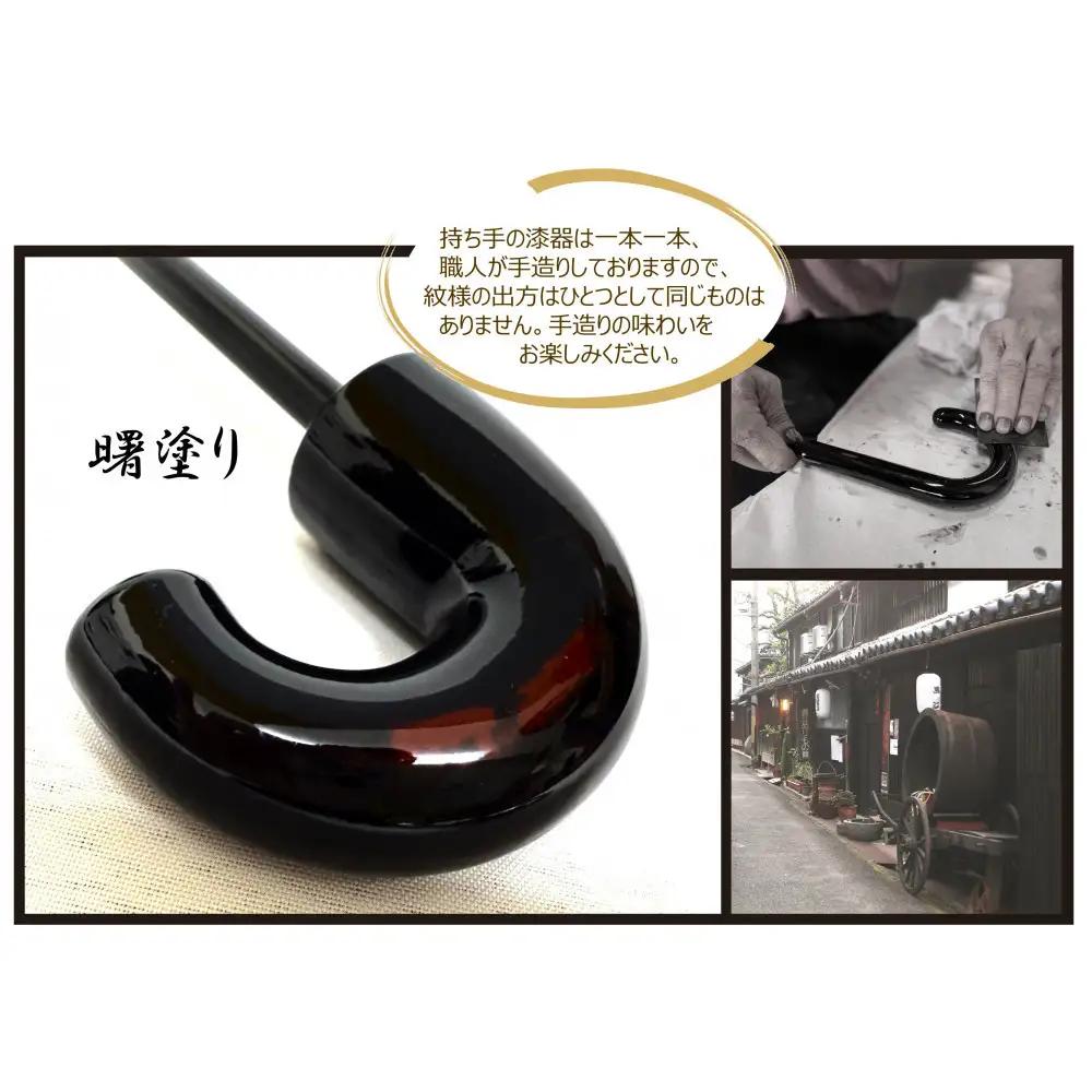 ［ふるさと納税］anon 日傘 曙塗り ライトグレー 紀州漆器アンブレラ 晴雨兼用傘 UVカット率100％ 折りたたみ傘 男女兼用デザイン