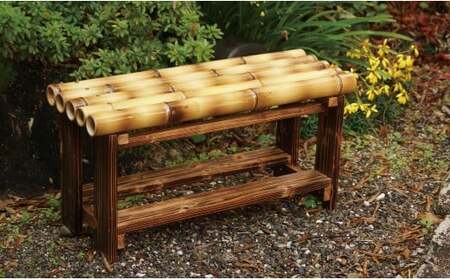 竹家具専門店【梅里竹芸】縁台（2人掛け）＜7-4＞