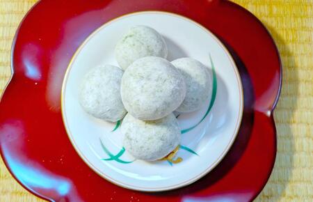 老舗餅屋さんが作るチーズ入り杵つき生丸餅(青のり) 20個入り