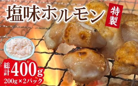 特製塩味ホルモン (200g × 2パック) 総計約400g 大村市 塩ホルモンろくめい [ACAO002]