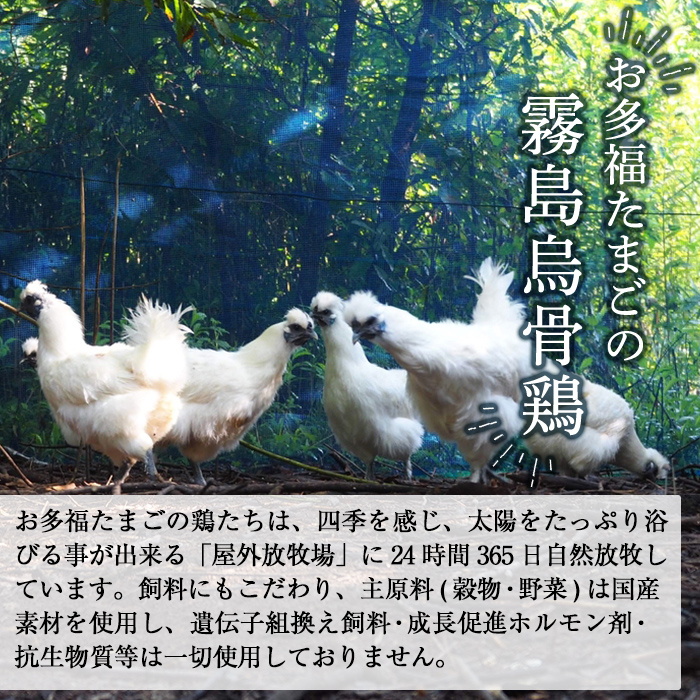 K-333 国産！オーガニック烏骨鶏丸鶏(中抜き)1羽【お多福たまご】霧島市 国産 九州産 鹿児島県産 烏骨鶏 うこっけい 鶏肉 鳥肉 鶏 とり 丸どり 無投薬 ワクチンフリー オーガニックチキン
