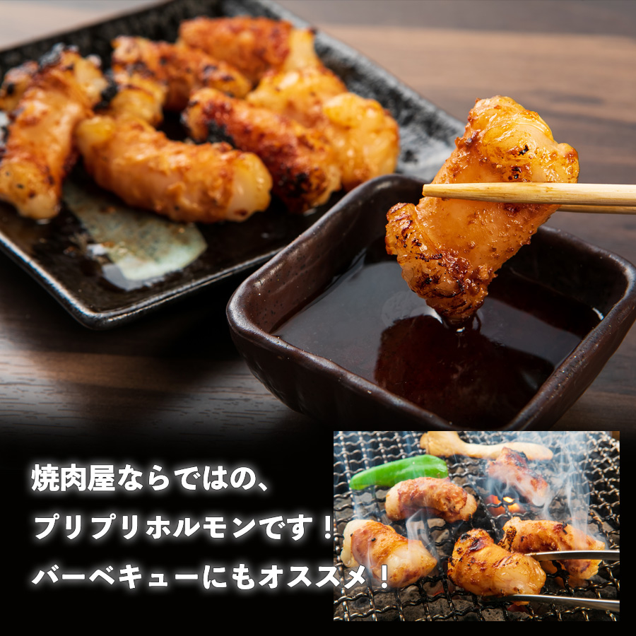 山樹の国産牛白ころホルモン焼き（丸腸）味付　300g[047R19]_イメージ3