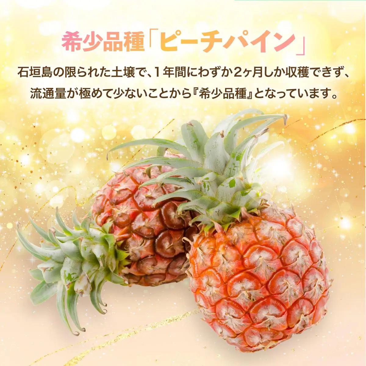 パイナップル 石垣島産・大玉ピーチパイン 3玉 約3.0kg 