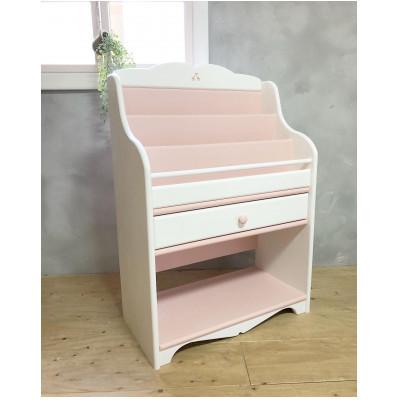 ふるさと納税 茅野市 メーベルヒナナ　木製　ブックシェルフ　絵本棚 ピンク |  | 03