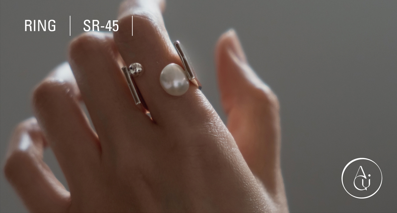 【ANA限定】WhitespaceパールリングSR45SV※必ずリングサイズを備考欄へご明記ください【配送不可地域：沖縄県】