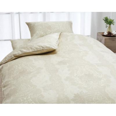 ふるさと納税 泉大津市 こだわり40サテン綿100% シングル　ふとんカバー掛・敷・枕3点セット　8102 　ベージュ |  | 01