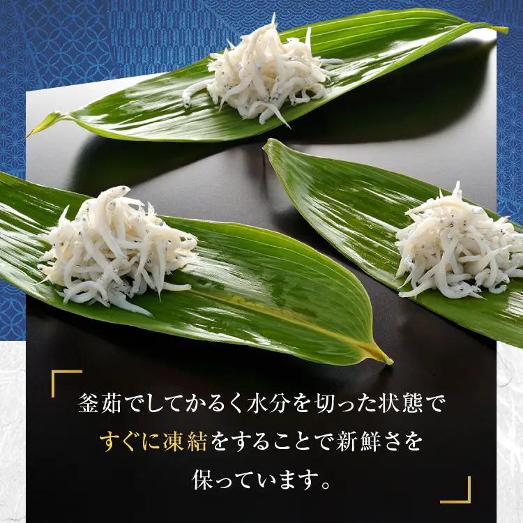 釜揚げしらす 6パック ( 160g × 6パック ) 約 1kg 小分け しらす_AG031