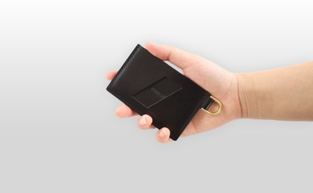 IC Card Holder Red Brown