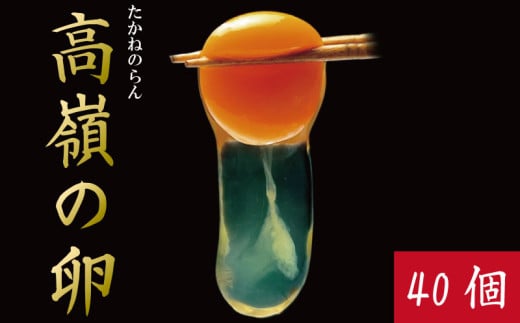卵 40個 《他にない 本当に濃い黄身!》 赤卵 たまご 赤たまご 玉子 生卵 鶏卵 濃厚 冷蔵便 ご飯 米 TKG 贈答 オリジナル ブランド 徳島 上板 アイ杉原 高嶺の卵