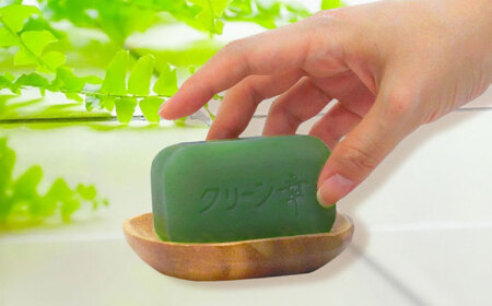 無添加よもぎせっけん 10個セット ( 1個入 × 6箱 4個入 × 1箱 ) 洗顔 石鹸 石けん 香料着色料不使用 熊本県産 山都町産 日用品【株式会社 地の塩社】[YAS004] 11000 11