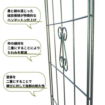 ふるさと納税 三条市 ダブルワイヤーフェンス2枚セット ガーデンフェンス 燕三条製 [株式会社オビタス]【033S056】 |  | 02