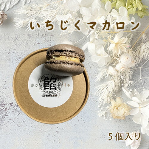 いちじくマカロン ／ 無花果 イチジク スイーツ 完全無添加 5個入 贈答品 送料無料 兵庫県