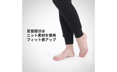 防寒肌着 ひだまり エベレストＸ 婦人 タイツ ダークブラック M 高知県 高知 四万十市 四万十 しまんと 日本製 高品質 服 インナー アンダー 保温 抗菌 防臭 レディース 女性 ボトムス 暖か