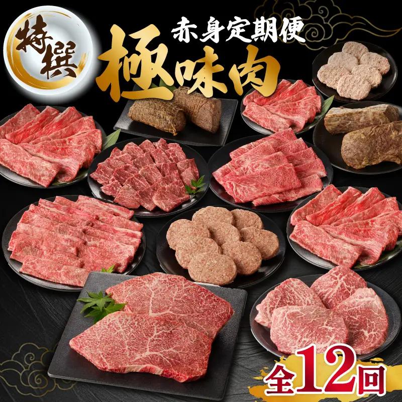 【特撰】佐賀牛 赤身 定期便（12回）／ 牛肉 定期便 【Z045】