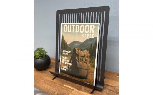 スチール マガジンラック インテリア リビング ダイニング スタイリッシュ 【雑貨 日用品 人気 おすすめ 】