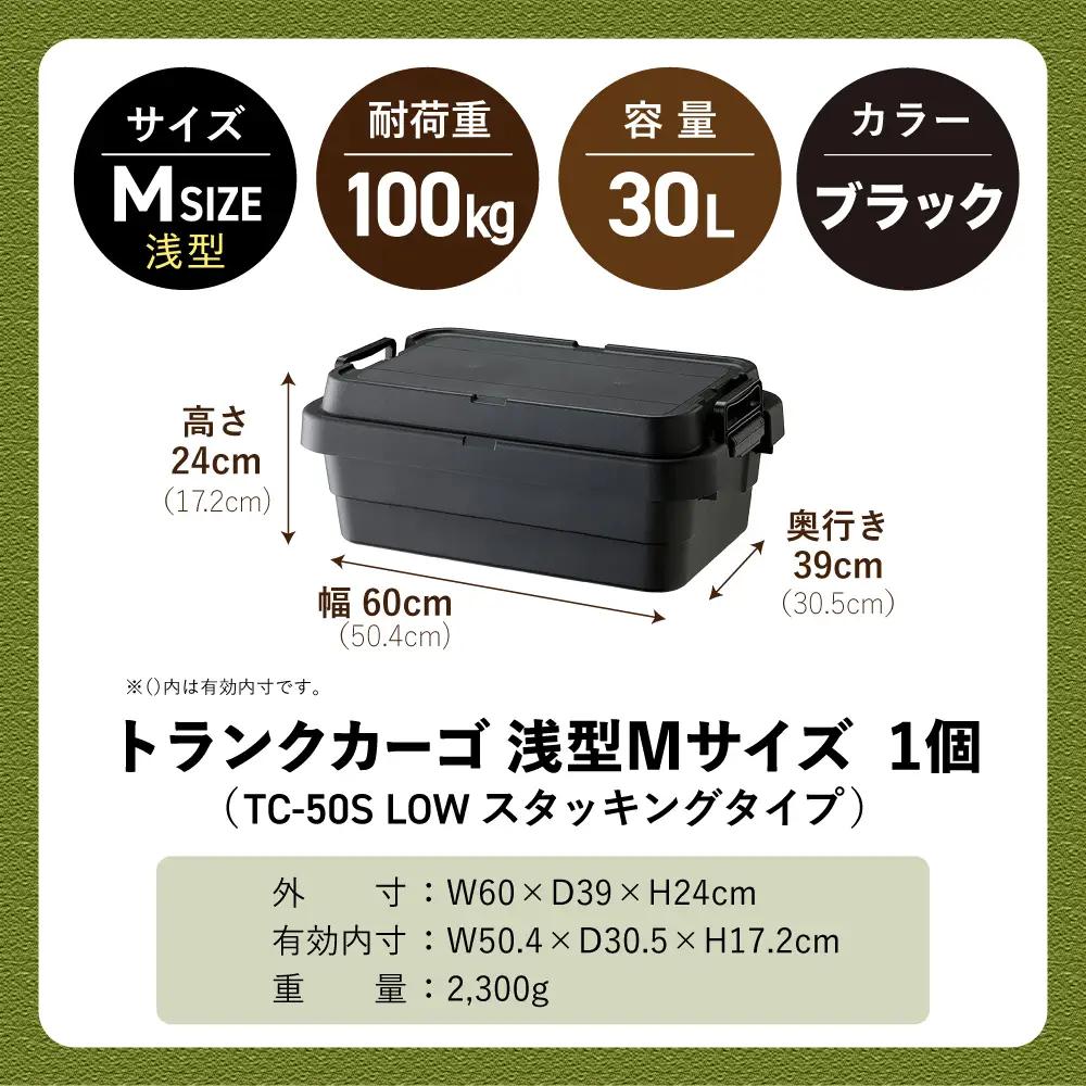 トランクカーゴ ロータイプM 1個  ブラック /  恵那市 / 東谷 [AUAD036] 収納