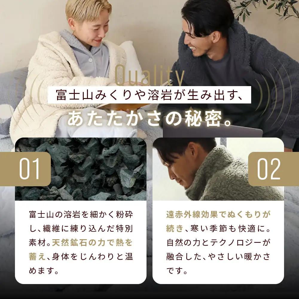 【ロマンス小杉】蓄熱保温と吸湿発熱のＷ効果 敷きパッド シープボア ダブル＜グレー＞｜京都 寝具専門店 人気 あったかい 寝具