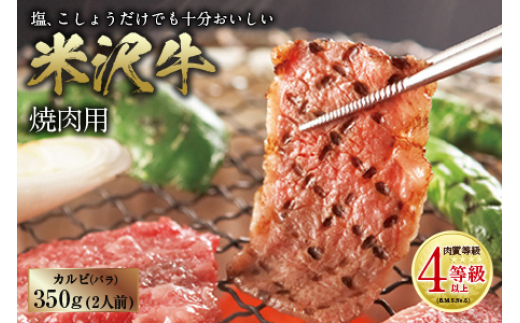 
米沢牛 焼肉用 肉質等級：4等級(B.M.S.No.5)以上 F2Y-0858
