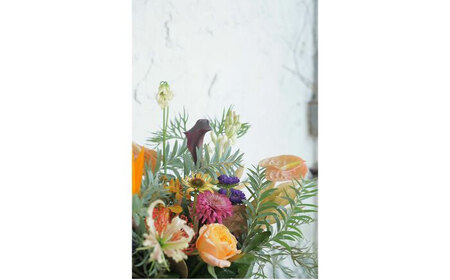 《定期便 3ヵ月》生花花束 ブーケL初回花瓶付【らんまん 花 植物 お花 アレンジメント 高知 人気 おすすめ 送料無料】