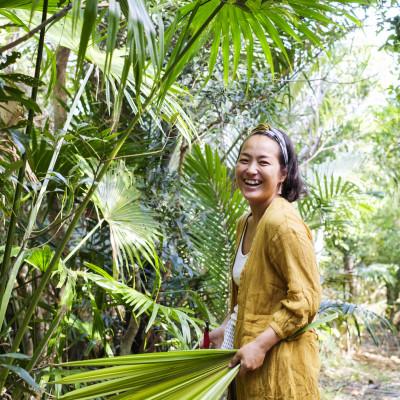 ふるさと納税 伊平屋村 クバの額装KUBANOHOSHI(白木目)Lサイズ |  | 03