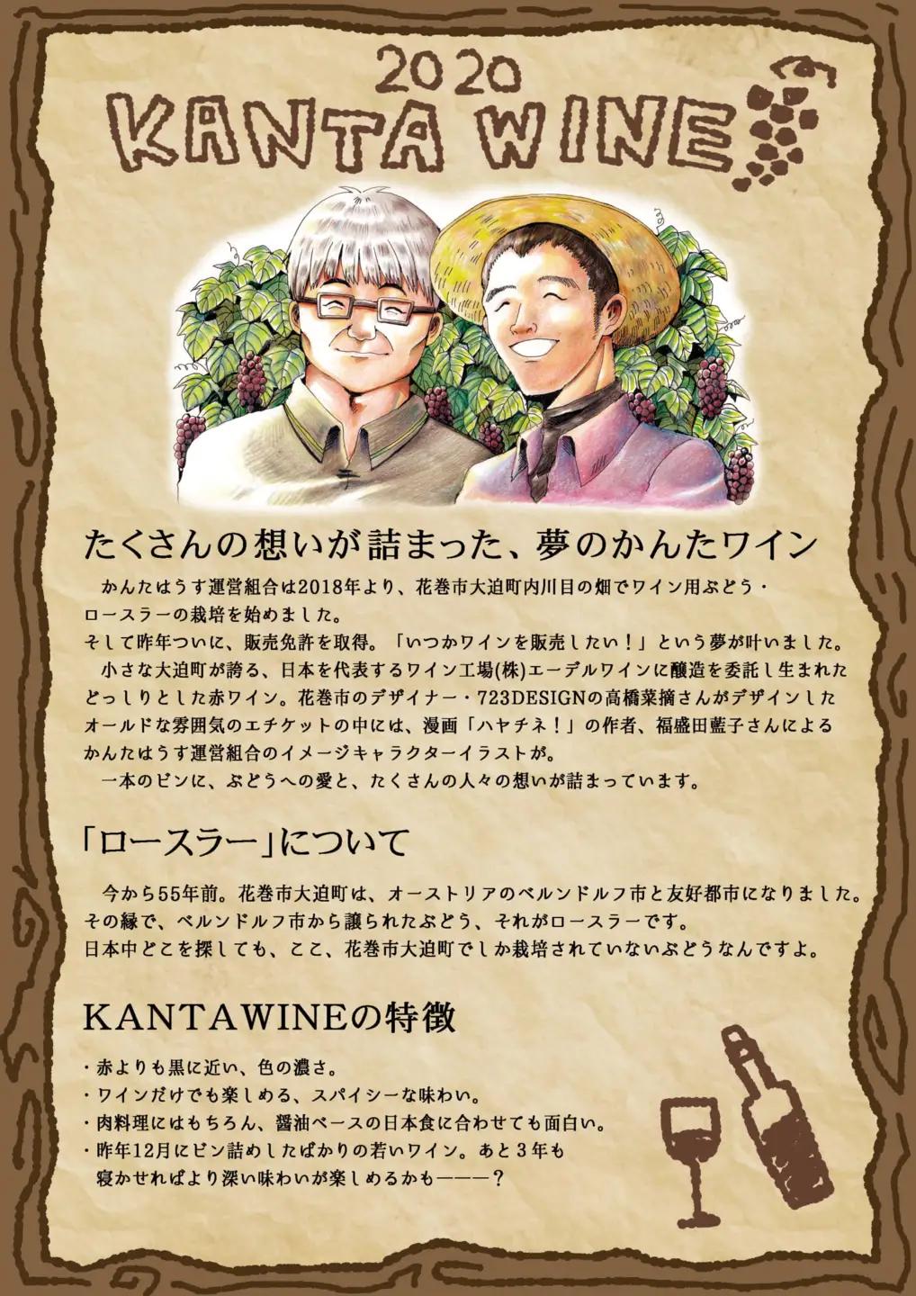 ロースラー ワイン KANTA WINE 2024（赤） 750ml×1本 【711】
