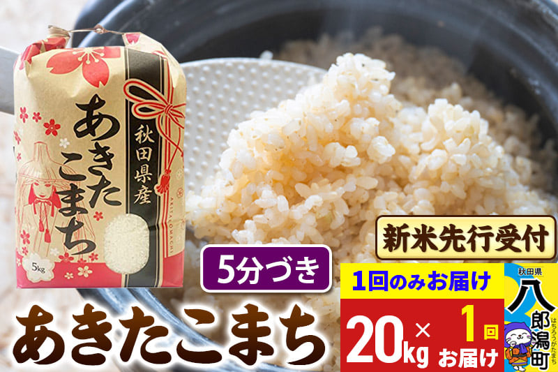 
            《令和7年産 新米受付》あきたこまち 5分搗き 20kg 秋田県産 こまちライン
          