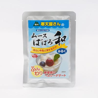 ふるさと納税 茅野市 寒天屋さん　ムースばばろ和　みるく(75g×3袋) |  | 01