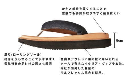 レザー雪駄サンダル　サン駄（江戸前ｓａｎｄａｌ）（サイズ：XL、カラー：和柄）