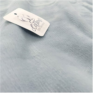 ＜シングル＞贅沢ふわふわオーガニックコットン綿毛布　140×200cm　GY　OGMM-1-GY