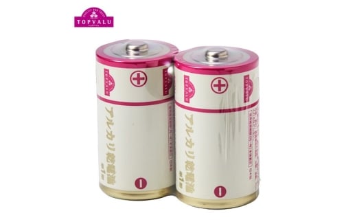 トップバリュ アルカリ乾電池 単1形2個入り×5 [№5346-1641]
